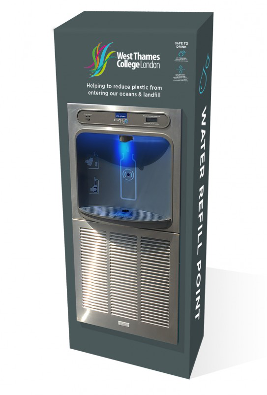 CWS Eco-UV Touch Free Water Bottle refill station